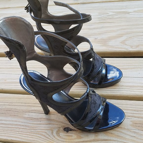 RocaWear HAYDIN Black Pump High Heel Sandal Size 9 - Picture 5 of 10